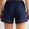 Modal shorts med kontrastkant