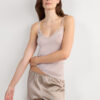 Modal ultralet cashmere-blanding med blonder Modal ultralet cashmere-blanding med blonder