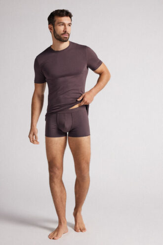 Naturlige, friske bomuldsboxershorts
