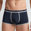 Naturlige, friske bomuldsboxershorts med logo Naturlige, friske bomuldsboxershorts med logo