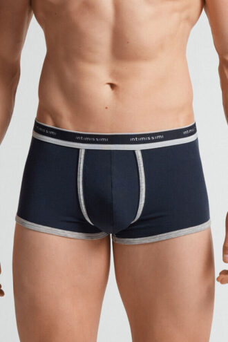 Naturlige, friske bomuldsboxershorts med logo
