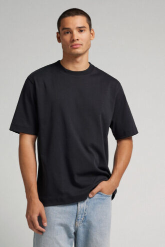 Oversized T-shirt i bomuldsinterlock