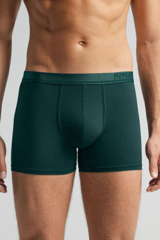 Premium merceriserede bomuldsboxershorts med logo