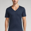 Premium merceriseret bomulds-T-shirt med V-hals Premium merceriseret bomulds-T-shirt med V-hals