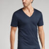 Premium merceriseret bomulds-T-shirt med V-hals Premium merceriseret bomulds-T-shirt med V-hals