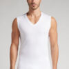 Premium merceriseret bomulds-tanktop med brede skulderbånd Premium merceriseret bomulds-tanktop med brede skulderbånd