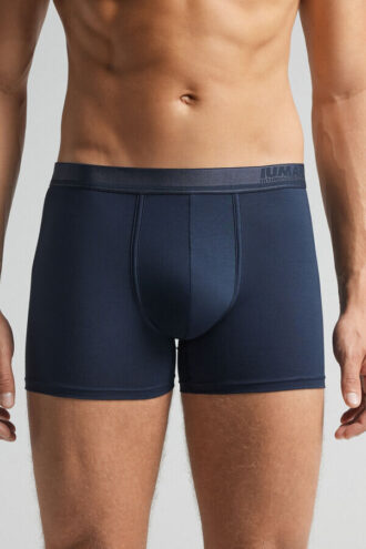 Premium merceriseret bomuldsboxershorts med logo