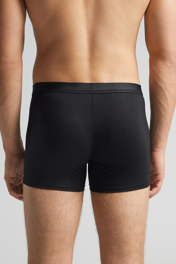 Premium merceriseret bomuldsboxershorts med logo Premium merceriseret bomuldsboxershorts med logo