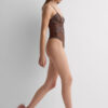 Pretty Flowers Lace Bodysuit i tyl og blonder Pretty Flowers Lace Bodysuit i tyl og blonder
