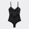 Pretty Flowers Lace Bodysuit i tyl og blonder Pretty Flowers Lace Bodysuit i tyl og blonder