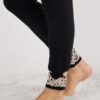 Pretty Flowers lange modalbukser med manchetter Pretty Flowers lange modalbukser med manchetter