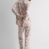 Pretty Flowers-printede pyjamas i super kvalitet bomuld i fuld længde Pretty Flowers-printede pyjamas i super kvalitet bomuld i fuld længde
