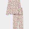 Pretty Flowers-printede pyjamas i super kvalitet bomuld i fuld længde Pretty Flowers-printede pyjamas i super kvalitet bomuld i fuld længde