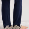 Pretty Flowers Ruffled Full Length Modal Pants Pretty Flowers Ruffled Full Length Modal Pants