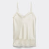 Pretty Flowers silketop med tynde stropper Pretty Flowers silketop med tynde stropper