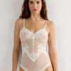 Pretty Flowers Tulle and Lace Bodysuit