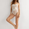 Pretty Flowers Tulle and Lace Bodysuit