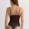 Pretty Flowers Tulle and Lace Bodysuit