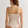 Pretty Flowers Tulle and Lace Bodysuit