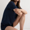 Pure Linen Short Sleeve Top i hør
