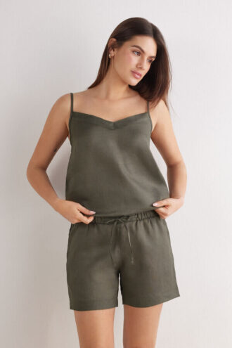 Pure Linen Shorts i hørstof Pure Linen Shorts i hørstof