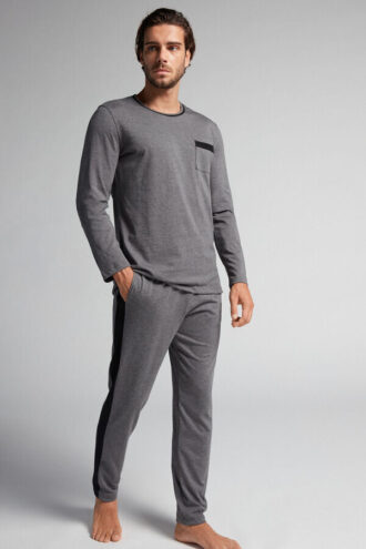 Pyjamas i fuld længde i super bomuld Pyjamas i fuld længde i super bomuld