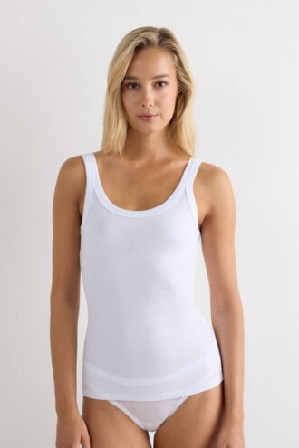 Racerback-tanktop i superior bomuld