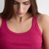 Racerback-tanktop i superior bomuld Racerback-tanktop i superior bomuld