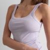 Racerback-tanktop i superior bomuld