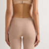 Raw Edge Seamless Cotton Shorts