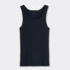 Ribbet tanktop i bomuld af høj kvalitet Ribbet tanktop i bomuld af høj kvalitet