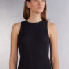 Ribbet tanktop i superior bomuld