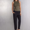 Ribbet tanktop i superior bomuld