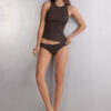 Ribbet tanktop i superior bomuld
