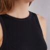 Ribbet tanktop i superior bomuld