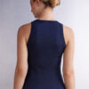 Ribbet tanktop i superior bomuld