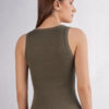 Ribbet tanktop i superior bomuld