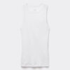 Ribbet tanktop i superior bomuld