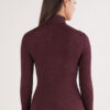Rullekravebluse i modal light med cashmere lame