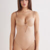 Sexet bodysuit med åben ryg i Ultralight Microfiber