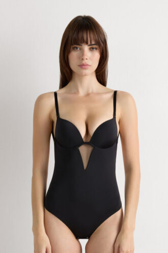 Sexet bodysuit med åben ryg i Ultralight Microfiber