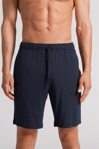 Shorts i silke og modal