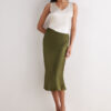 Silke-tanktop med V-hals Silke-tanktop med V-hals