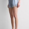Silkeshorts med blondekant Silkeshorts med blondekant