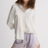 Silkeshorts med blondekant Silkeshorts med blondekant