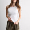 Silkeshorts med blondekant Silkeshorts med blondekant