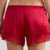 Silkeshorts med blondekant Silkeshorts med blondekant