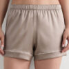 Silkeshorts med piping Silkeshorts med piping