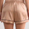 Silkeshorts med piping Silkeshorts med piping