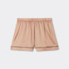 Silkeshorts med piping Silkeshorts med piping